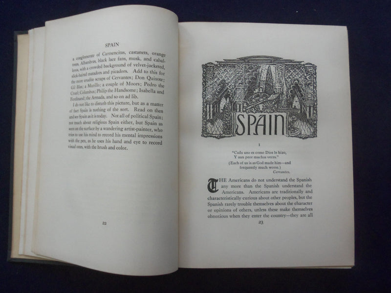 1926 SPAIN HARDCOVER BOOK BY GEORGE WARTON EDWARDS - KD 8899