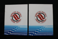 1984 LOUISIANA WORLD EXPOSTION ENERGY EXHIBIT BROCHURE - LOT OF 2 - K 2404