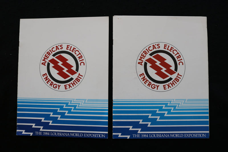 1984 LOUISIANA WORLD EXPOSTION ENERGY EXHIBIT BROCHURE - LOT OF 2 - K 2404