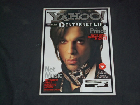 2001 JUNE YAHOO! MAGAZINE - PRINCE COVER - CW 496