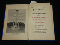 1905 JUNE SOLDIERS MONUMENT DAY DEDICATION BOOK - NEW HAVEN CONNECTICUT- KD 6328