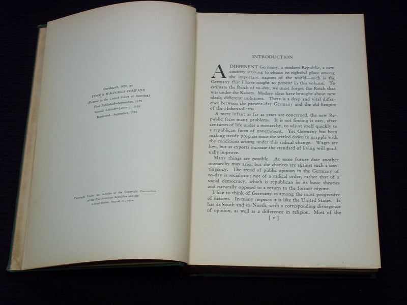 1930 SEEING GERMANY HARDCOVER BOOK BY E. M. NEWMAN - KD 7621