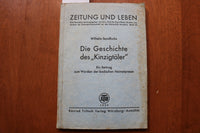 1939 DIE GESCHICHTE DES KINZIGTALER BY WILHELM SANDFUCHS - SOFTCOVER - K 3243