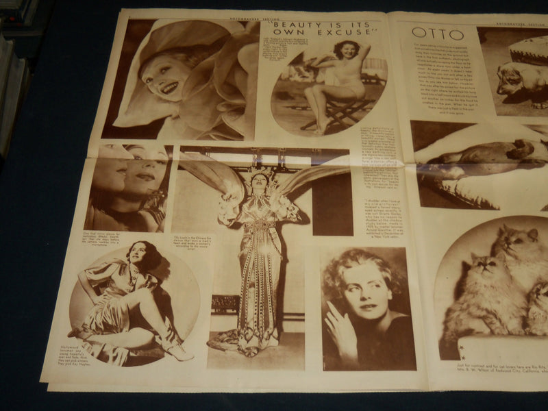 1937 JANUARY 3 SAN FRANCISCO CHRONICLE ROTO SECTION - TIME STOPS - NP 5098
