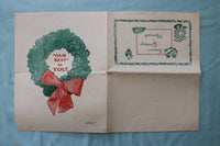 1942 SEASON'S GREETINGS FROM PLYMOUTH - FOLD-OUT - K 3438
