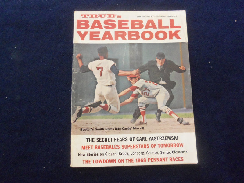 1968 TRUE'S BASEBALL YEARBOOK MAGAZINE - CARL YASTRZEMSKI - SP 6118U