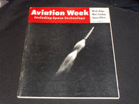 1958 MARCH 17 AVIATION WEEK MAGAZINE - THOR AT 100,000 FT. COVER - E 7028
