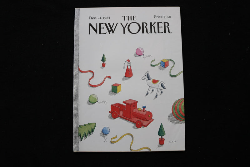 1984 DECEMBER 24 NEW YORKER MAGAZINE - GREAT ILLUSTRATED COVER - NY 3174