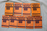 1958-1973 N.A.D.A. OFFICIAL USED CAR GUIDE - CENTRAL EDITION - LOT OF 54- O 3725