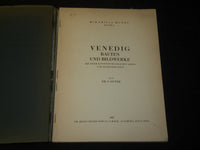 1927 VENEDIG BAUTEN UND BILDWERKE BY DR. S. GUYER - GERMAN - NICE PHOTOS- J 5457