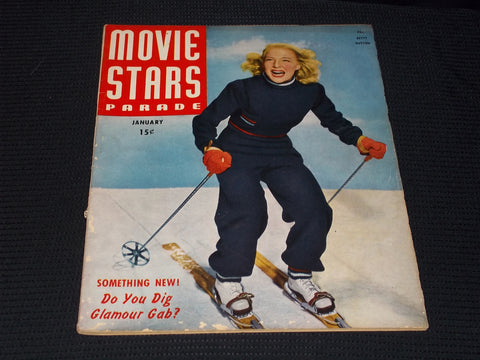 1946 JANUARY MOVIE STARS PARADE MAGAZINE - BETTY HUTTON COVER - E 13874