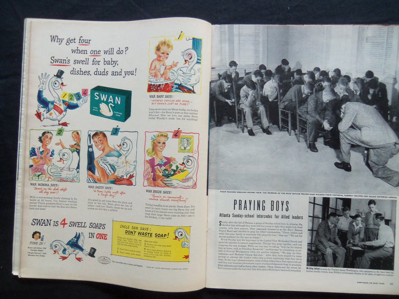 1943 NOVEMBER 22 LIFE MAGAZINE - FOOT SOLDIERS - L 366
