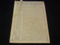 1850 NOV 9 BOSTON MUSEUM NEWSPAPER - PINE TREE SHILLING - HAWTHORNE - NP 9046