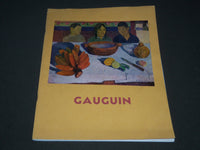 1956 APRIL 5 - MAY 6 GAUGUIN LOAN EXHIBITION SOFTCOVER CATALOG - ST 5196