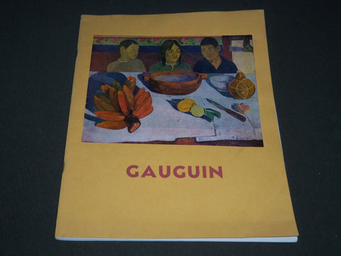 1956 APRIL 5 - MAY 6 GAUGUIN LOAN EXHIBITION SOFTCOVER CATALOG - ST 5196