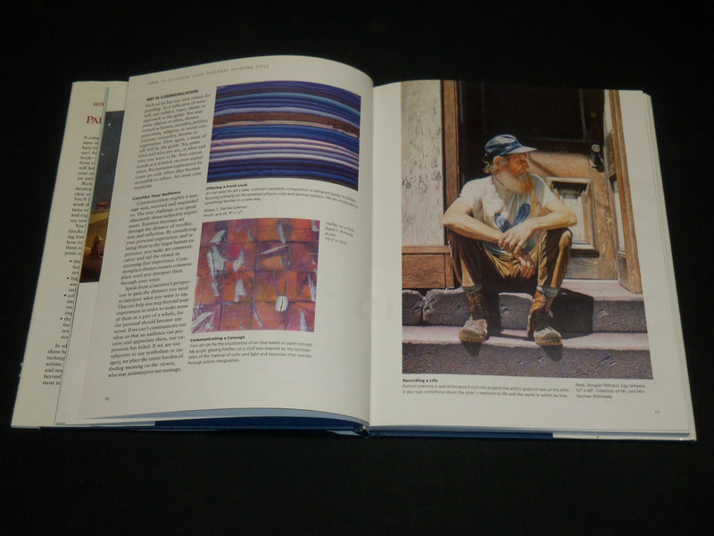 1995 DISCOVER YOUR PERSONAL PAINTING HARDCOVER BOOK BY DAVID RICHARDS - I 1991