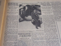 1931 DECEMBER 6 NEW YORK TIMES - CRASH KILLS BAYLES AT 300-MILE SPEED - NT 6678