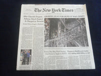 2022 APRIL 14 NEW YORK TIMES - GROWING HUNT FOR SIGNS OF WAR CRIMES