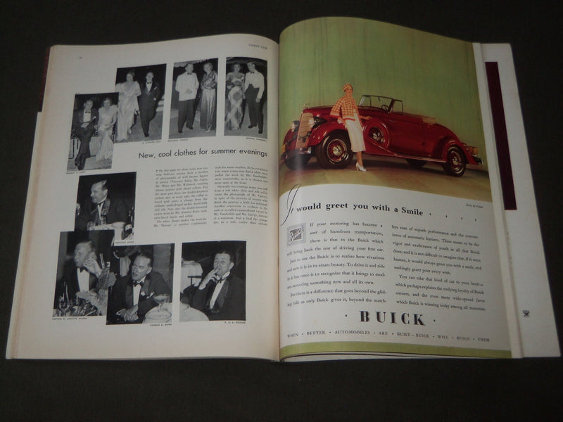 1934 JUNE VANITY FAIR MAGAZINE - GREAT PHOTOS BY STEICHEN - GARBO - HULL - F 452