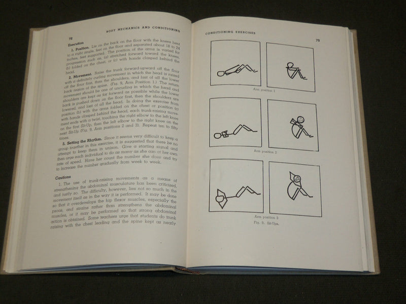 1949 FUNDAMENTALS OF BODY MECHANICS & CONDITIONING BOOK BY LEE - KD 6123