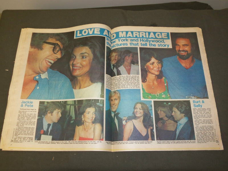 1977 OCTOBER 4 THE STAR NEWSPAPER - JACKIE ONASSIS FINDS LOVE AGAIN - NP 3363