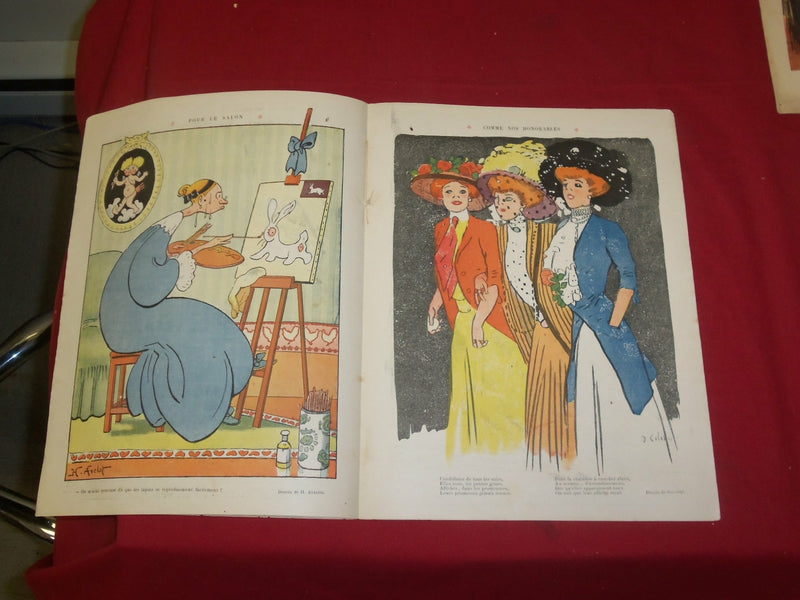 1910 MAY 7 LE RIRE MAGAZINE-NOUVELLE SERIE#379-LE CHOIX D'UN PARTI-FRENCH-FR1621