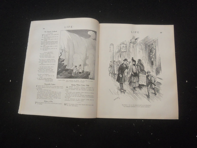 1916 FEBRUARY 17 LIFE MAGAZINE - THE LAST COURSE - L 762T