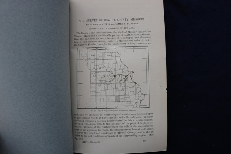 1902 SOIL SURVEYS - LOT OF 13 - SOFTCOVER BOOKS - K 1303