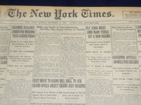 1922 NOVEMBER 5 NEW YORK TIMES - FLY 2,600 MILES SET A NEW RECORD - NT 8418