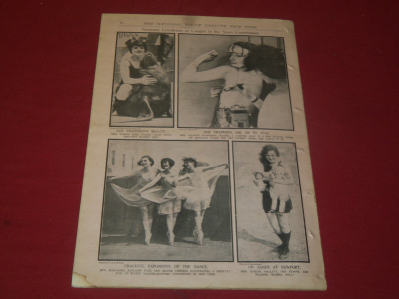 1922 SEPTEMBER 30 THE NATIONAL POLICE GAZETTE MAGAZINE - MARIE PREVOST - B 5746