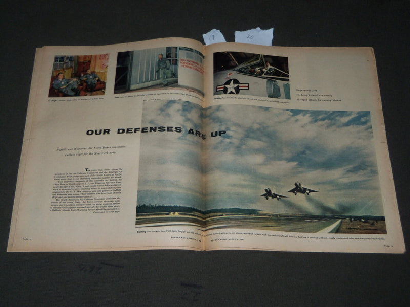 1960 MARCH 6 SUNDAY NEWS COLOROTO MAGAZINE SECTION - STEPHEN BOYD COVER - J 2875