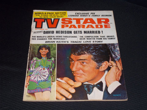 1968 SEPTEMBER TV STAR PARADE MAGAZINE - DEAN MARTIN FRONT COVER - E 14068
