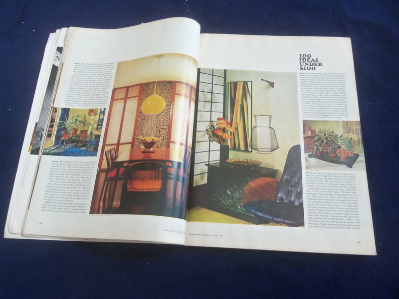 1965 OCT BETTER HOMES AND GARDENS MAGAZINE - NICE COVER, PHOTOS & ADS - ST 4628N