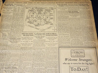 1921 JULY 2 NEW YORK TIMES NEWSPAPER- ALL READY FOR GREAT FISTIC BATTLE- NT 8693