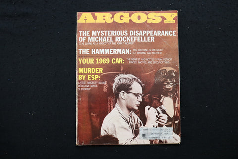 1968 OCTOBER ARGOSY MAGAZINE - MICHAEL ROCKEFELLER COVER - SP 4178T