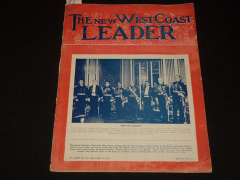 1935 MAY 21 THE NEW WEST COAST LEADER MAGAZINE - LIMA - NEW CABINET - SP 3136I