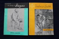 1964-1966 DRAWINGS OF DEGAS - LAUTREC - LOT OF 2 SOFTCOVER BOOKS - K 1446