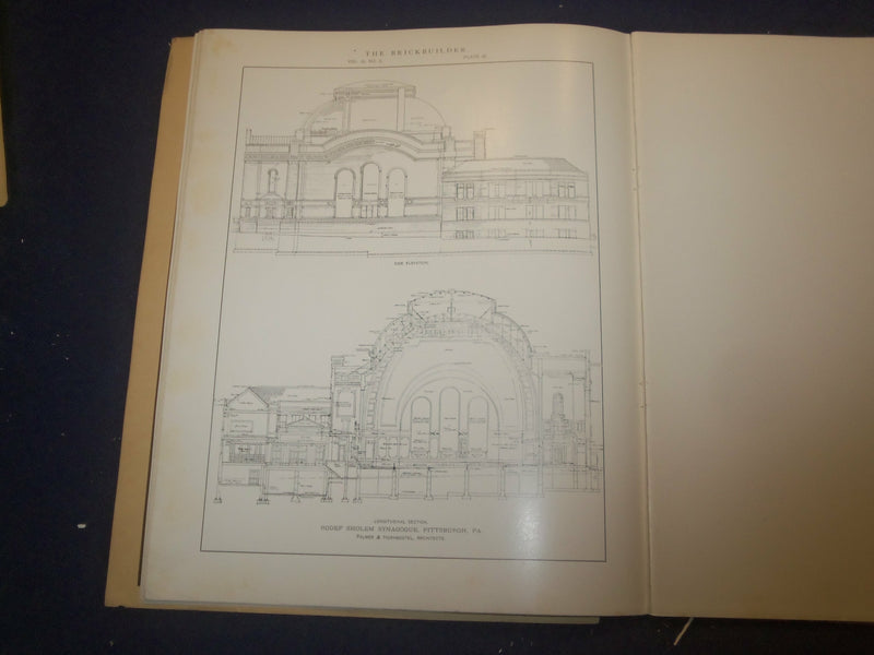1907 MARCH THE BRICKBUILDER MAGAZINE - AN ARCHITECTURAL MONTHLY - ST 528R