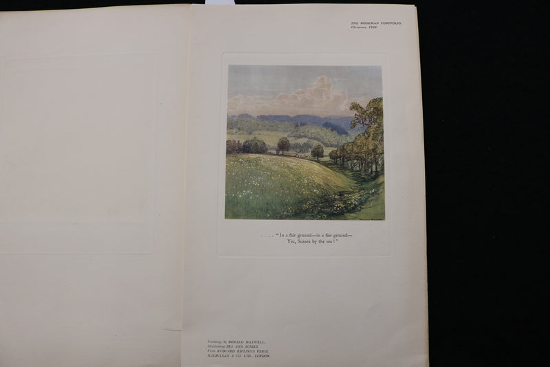 1926 SEA AND SUSSEX - BOOKMAN PORTFOLIO - MAXWELL COLOR ILLUSTRATIONS - K 2432