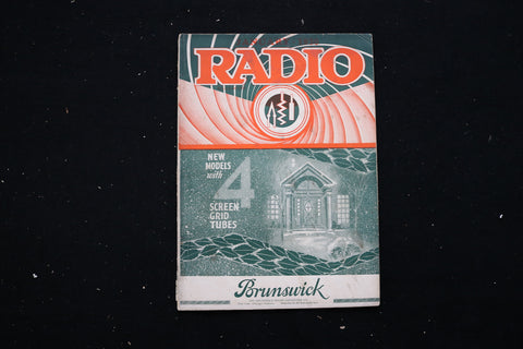 1930 JANUARY RADIO MAGAZINE - MODELS WITH 4 SCREEN GRID TUBES COVER - E 11171