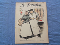 1900 JULY 21 LE SOURIRE MAGAZINE - ILLUSTRATED COMEDY - FRENCH TEXT - SP 4864H