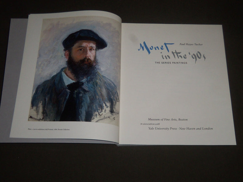 1990 MONET IN THE 90'S BY PAUL HAYES TUCKER SOFTCOVER BOOK - I 962