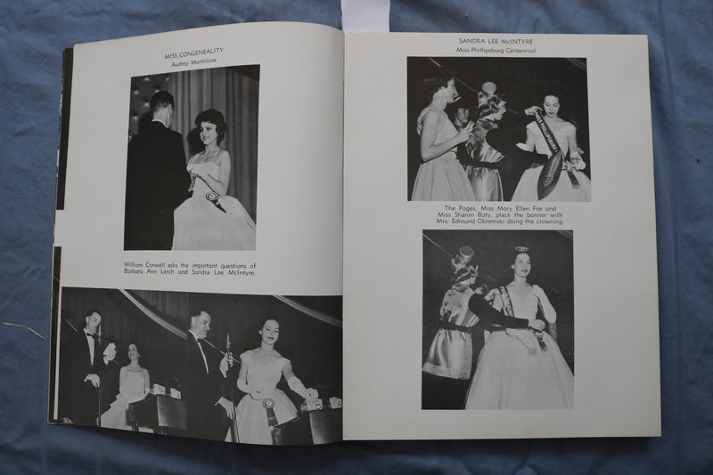 1961 CENTENNIAL CANDIDS SOFTCOVER BOOK BY CARL BAXTER -PHILLIPSBURG, NJ- KD 9501