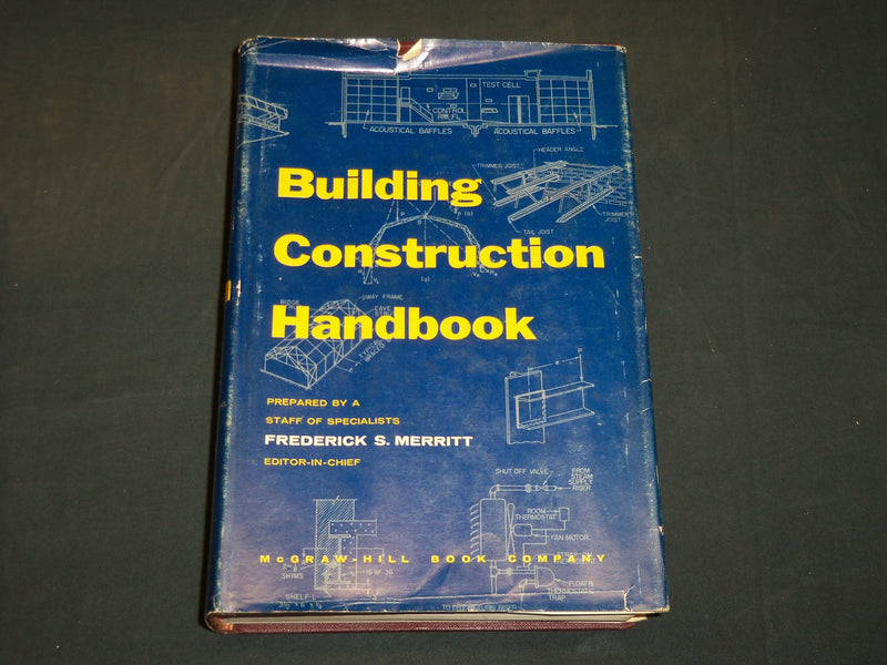 1958 BUILDING CONSTRUCTION HANDBOOK BY FREDERICK MERRITT - FIRST EDN - KD 5941