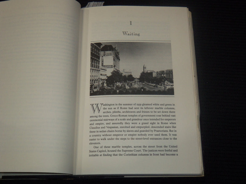 1988 WASHINGTON GOES TO WAR BOOK INSCRIBED BY DAVID BRINKLEY - KD 2771C