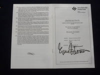 1990 AUGUST 3-4 EUGENE ISTOMIN SIGNED PROGRAM - AVERY FISHER HALL