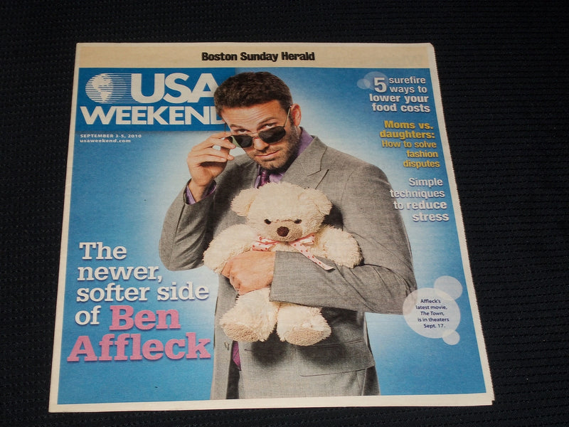 2010 SEPTEMBER 3 BOSTON SUNDAY HERALD USA MAGAZINE - BEN AFFLECK - E 4944