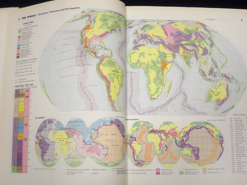 1984 THE PRENTICE HALL UNIVERSITY ATLAS - GREAT MAPS - KD 2967