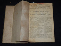 1794 BOYER'S ROYAL DICTIONARY ABRIDGED BY J. C. PRIEUR - VOLUME 1 & 2 - KD 703T