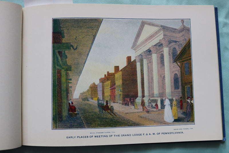 1926 R.W. GRAND LODGE OF PENNSYLVANIA SOUVENIR ALBUM - HARDCOVER BOOK - K 3344